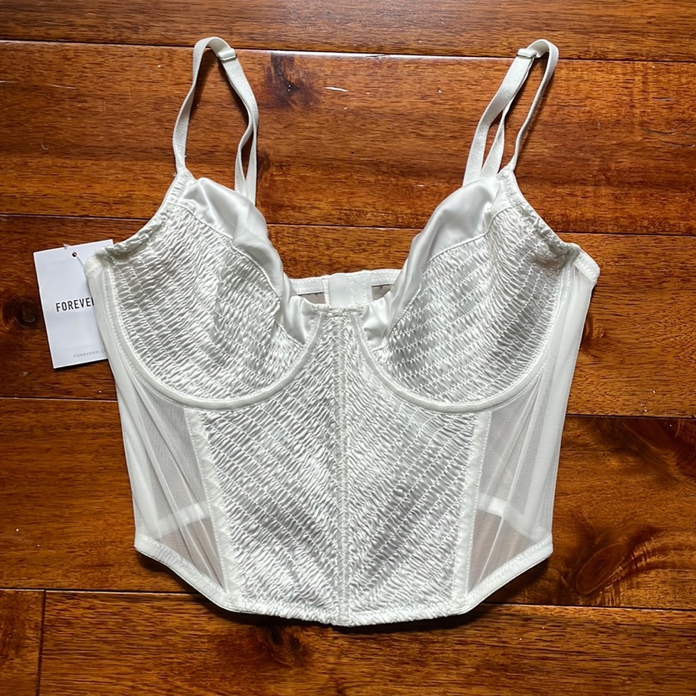 Forever 21 corset top with tags